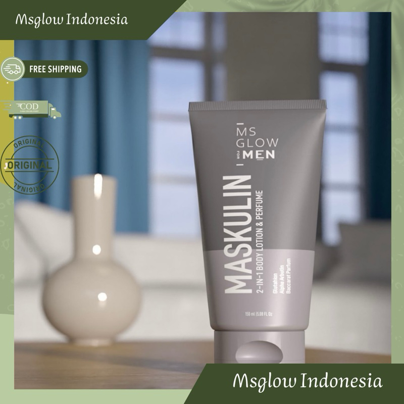 Jual (100% ORIGINAL EXP 2025 )MASKULIN MS GLOW MEN / LOTION MS GLOW FOR ...
