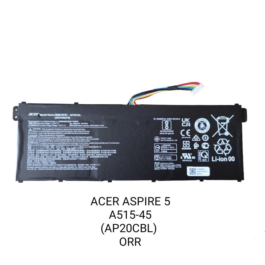 Produktbild von K KYUER AP19B8K AP19B5K Laptop Akku Für Acer Aspire 3 A315-56 A315-57