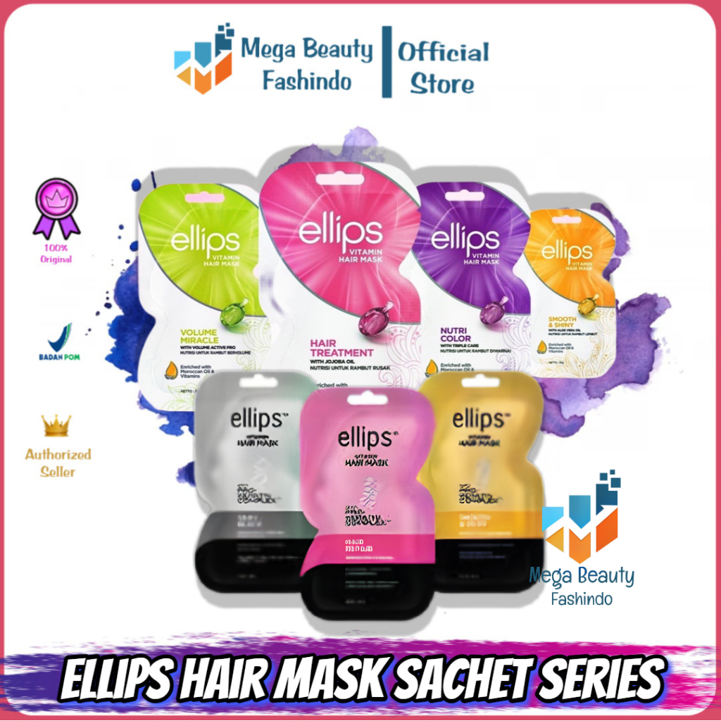 Jual Ellips Hair Mask Pro Keratin Series | Hair Repair Tube 20gr ...