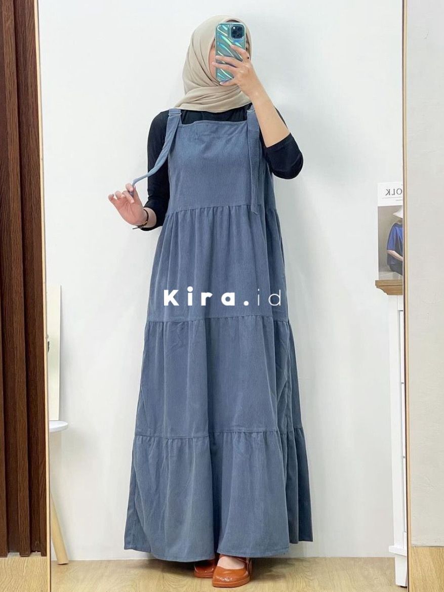 Jual KIARA OVERALL ROK SUSUN BKK CURDORY CORDUROY TALI ADJUSTABLE MODEL ...