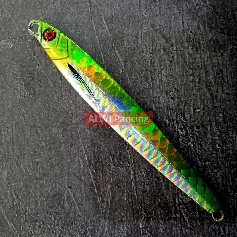 Jual ALWIX Jigpara Long Metal Jig 40 gram & 60 gram NON GID Model Sisik ...