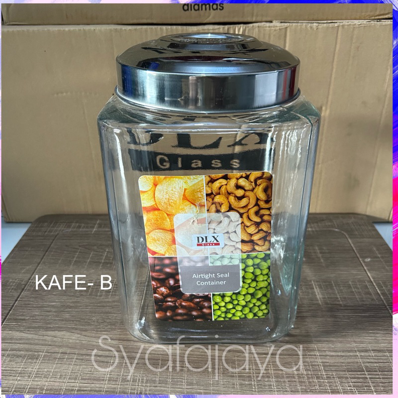 Jual DLX Glass - Toples Kaca / Toples Asinan Segi ( TP. KAFE B SEAL ...