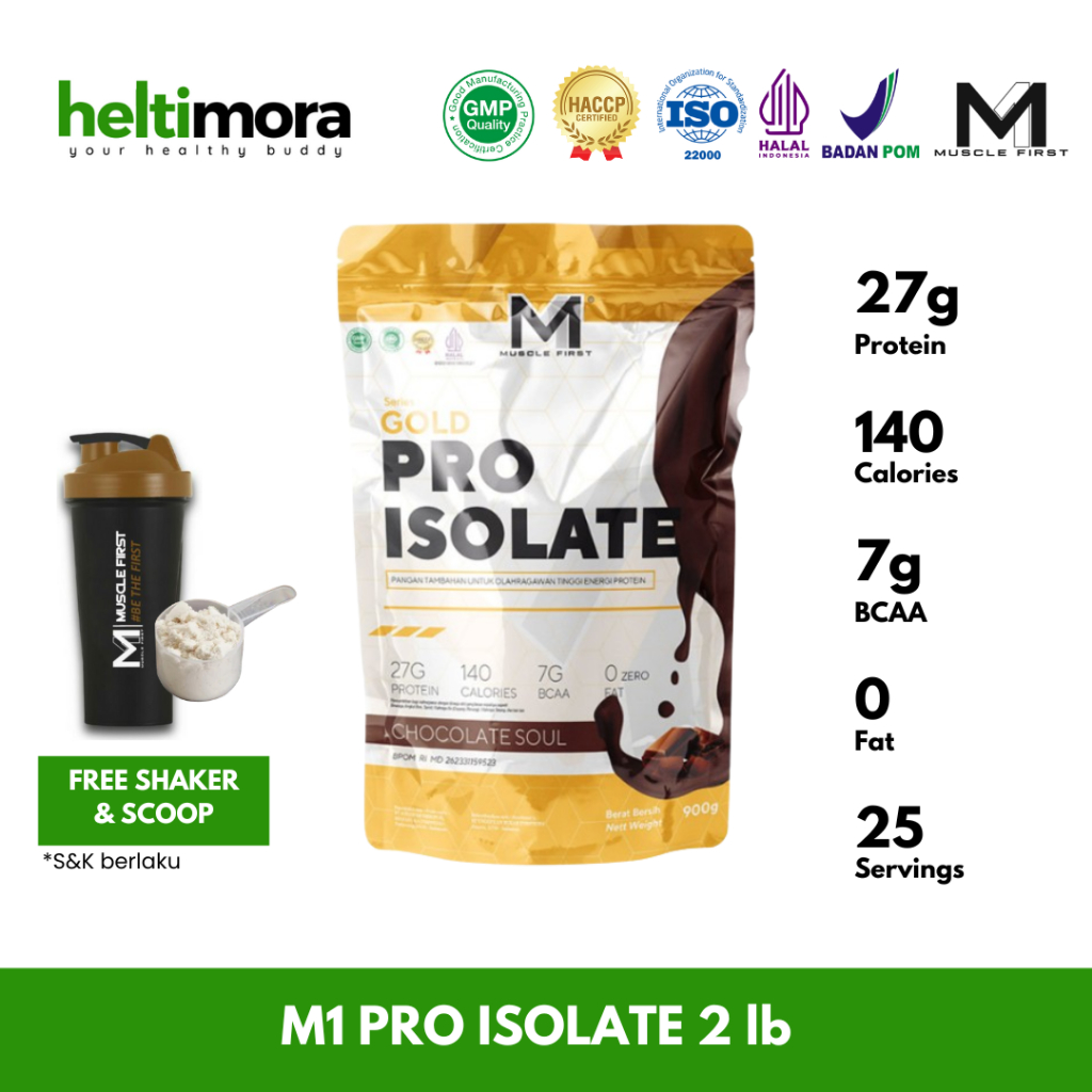 Jual HELTIMORA - MUSCLE FIRST PRO ISOLATE 2lbs/900g | Whey Protein ...