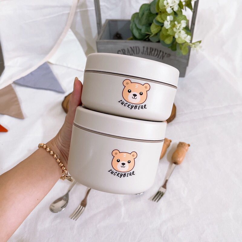 Jual Lunch Box Set / Bento box, Tahan panas, kotak bekal makan siang ...