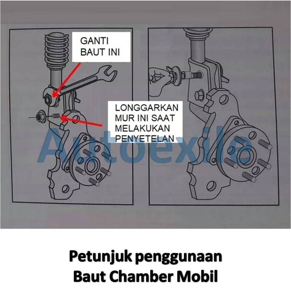 Jual Baut Chamber Spooring Mobil 12 13 14 14.2 15 16 17 mm Chember ...