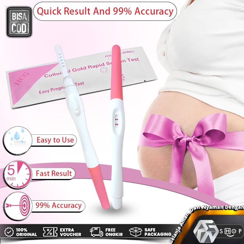 Jual TestPack COLLOIDAL Stik Compact HCG Test Pack Tespek Alat Tes ...