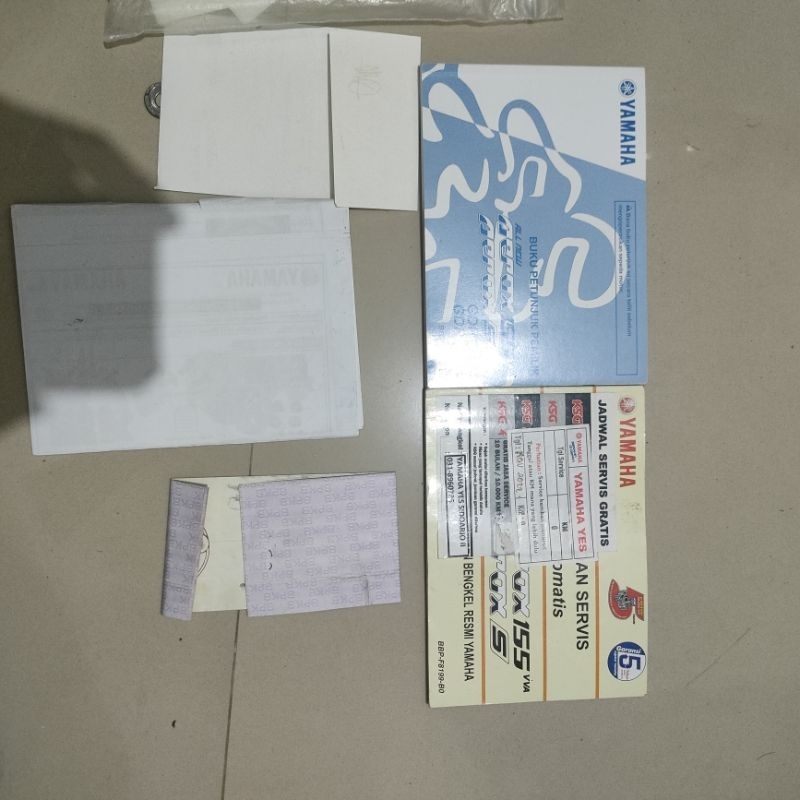 Jual Manual Book Yamaha Aerox Original atau Buku Panduan dan Buku