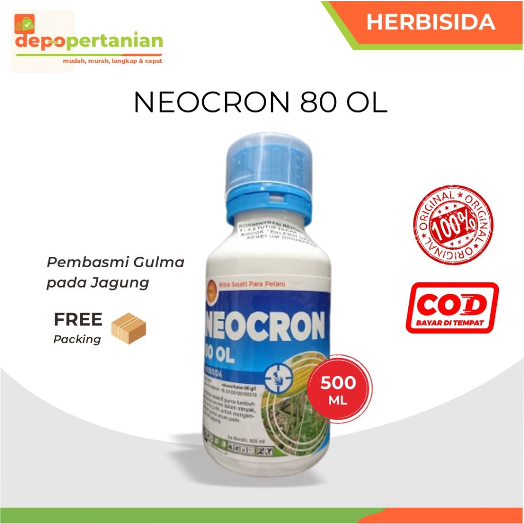 Jual Depo Pertanian - Neocron 80 OL 500ml Herbisida Selektif Pembasmi ...