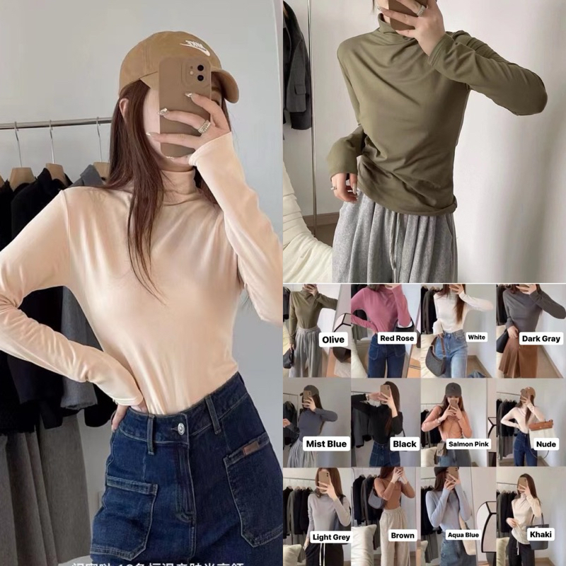 St. Yves Turtle Neck Lengan Panjang Manset Wanita main image 1