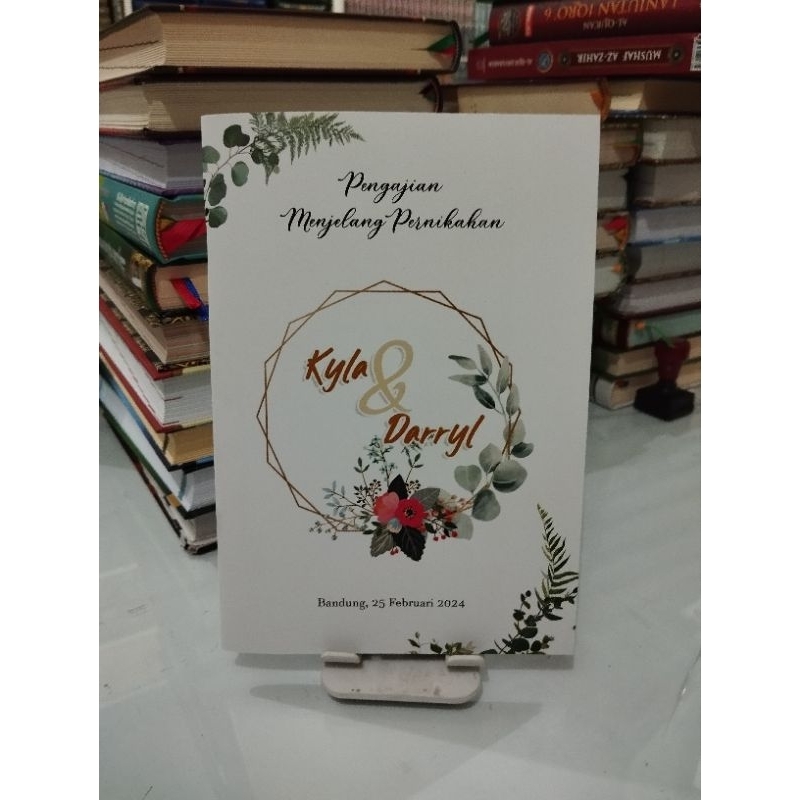 Jual Cetak Custom Buku Pengajian Menjelang Pernikahan Lengkap Pustaka ...