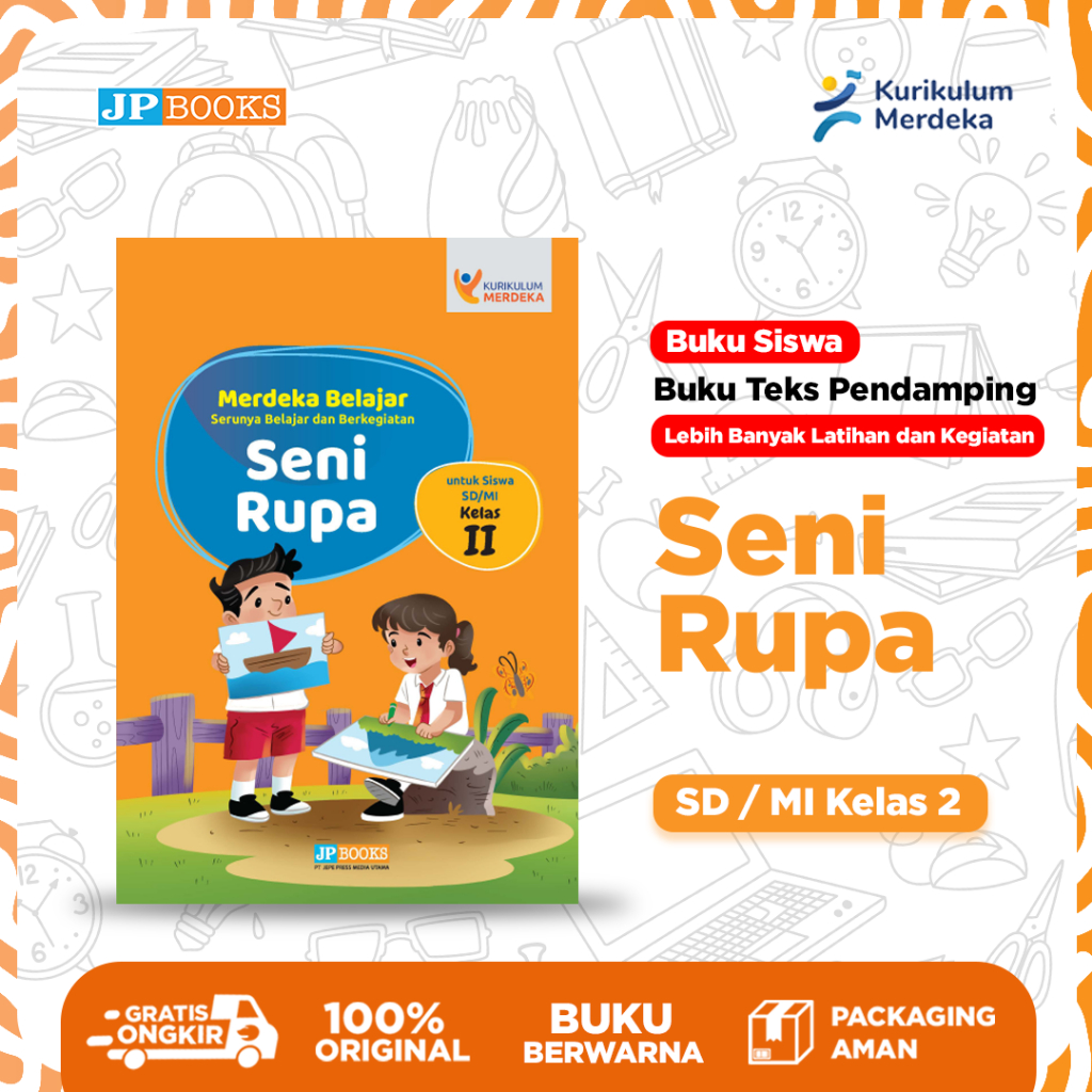 Jual JP Books – Buku Teks Siswa Pendamping Kurmer Sekolah Seni Rupa Sd ...