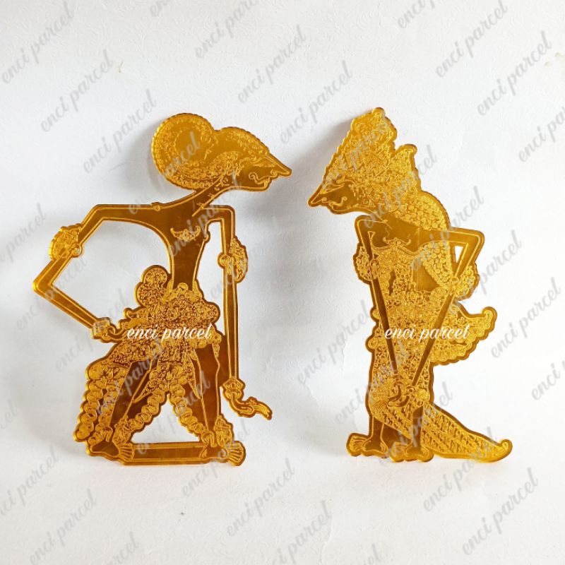 Jual wayang Dewi rukmini dan wisanggeni wayang tradisional jawa ...