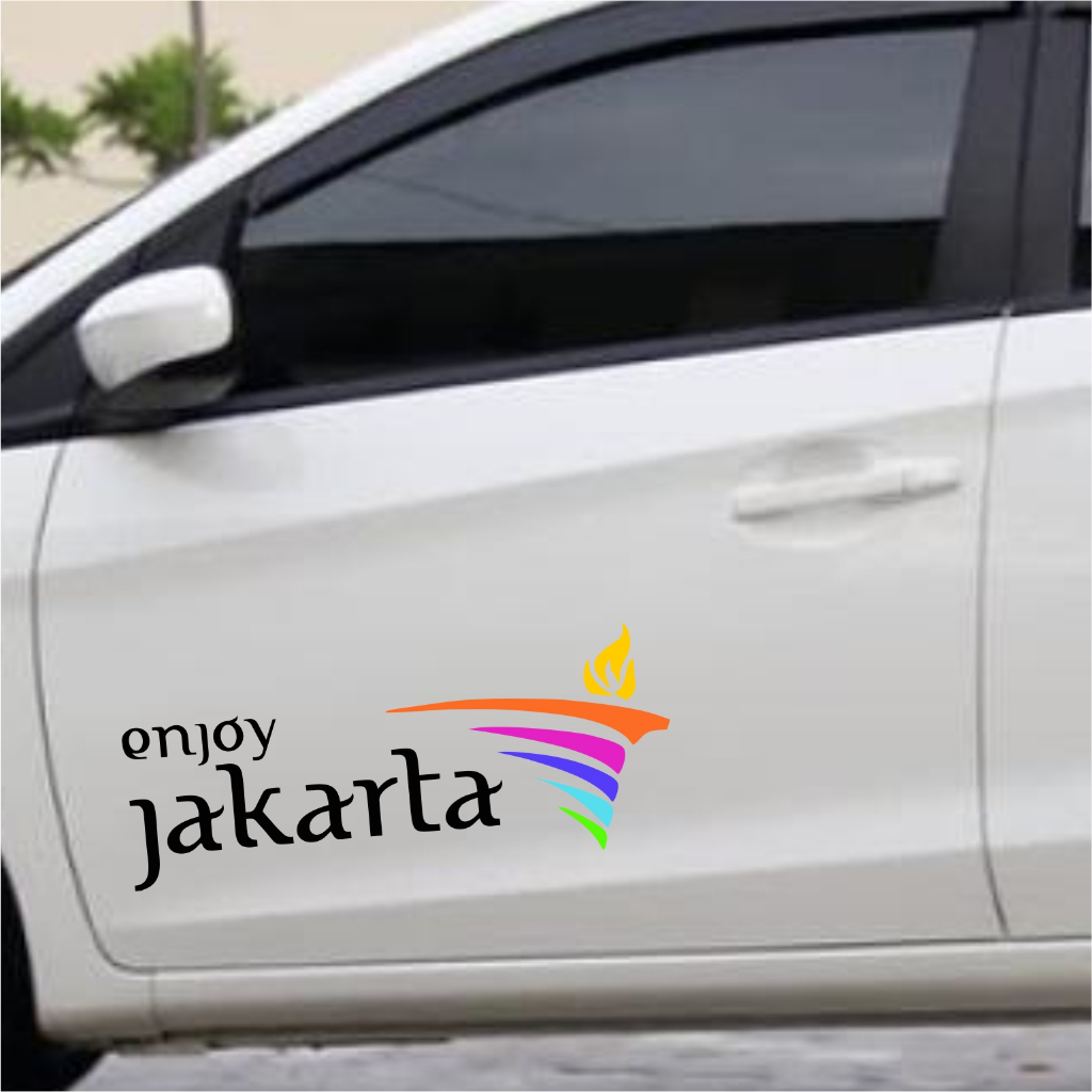 Jual stiker enjoy jakarta stiker mobil cutting sticker pesona indonesia ...