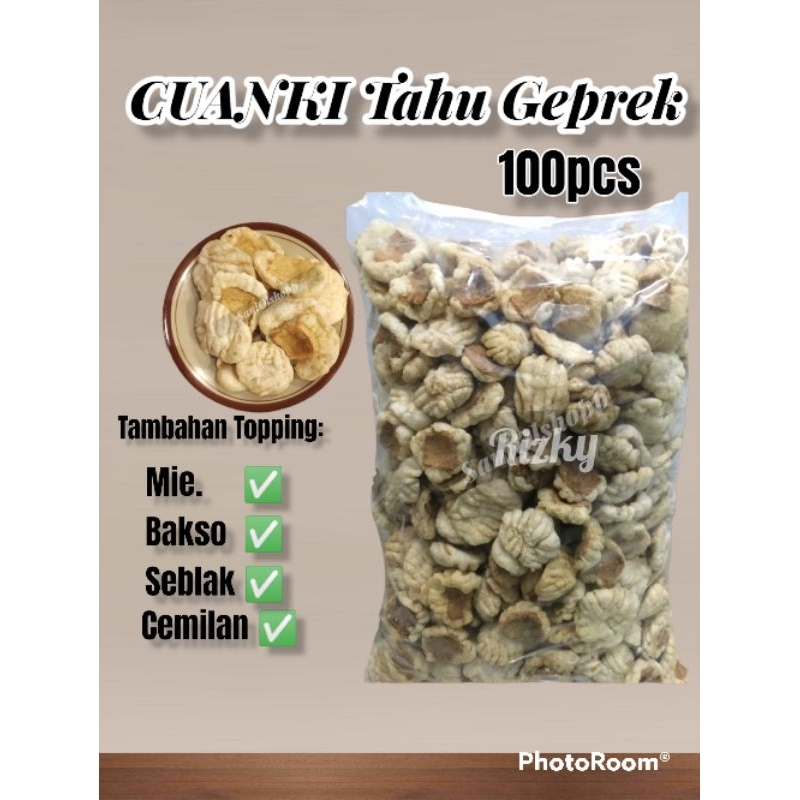 Jual Cuanki Tahu Geprek Isi 100biji Shopee Indonesia