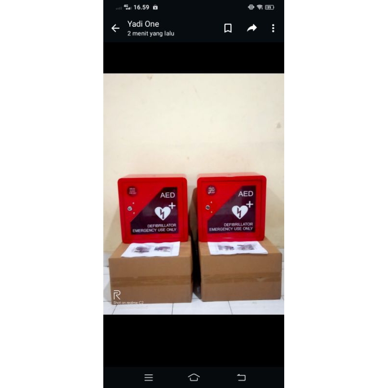 Jual Box AED Defibrilator/ boxaedcabinetmerah | Shopee Indonesia