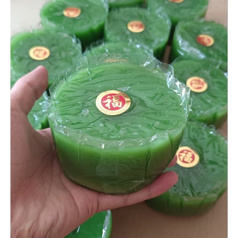 Jual Kue Keranjang Rasa Pandan/Dodol Cina Pandan/Nian Gao/Thiampan