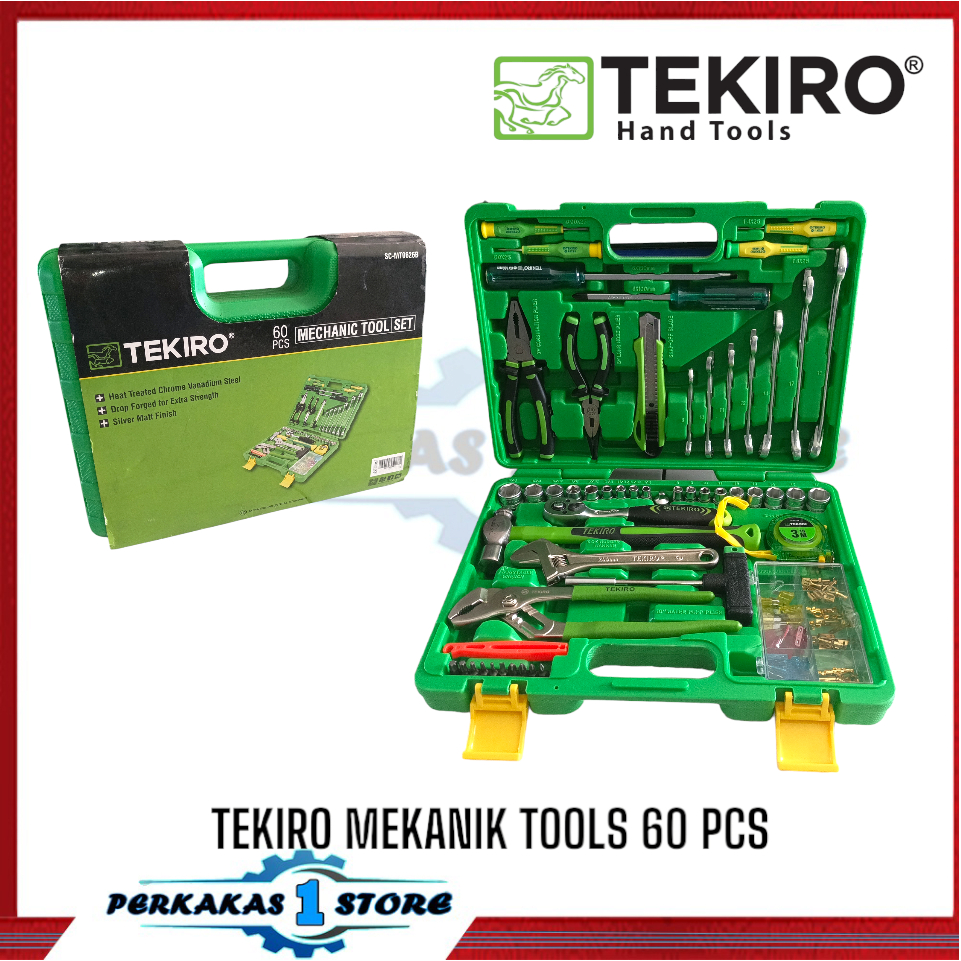 Jual Tekiro Hand Toolset Pcs Tool Kit Set Toolkit Toolbox Mekanik Tools Pcs Shopee