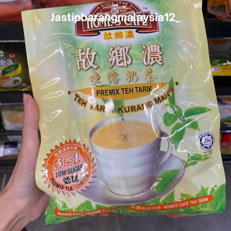 Jual Home's cafe teh tarik less sugar premix tea isi 15 sachet | Shopee ...