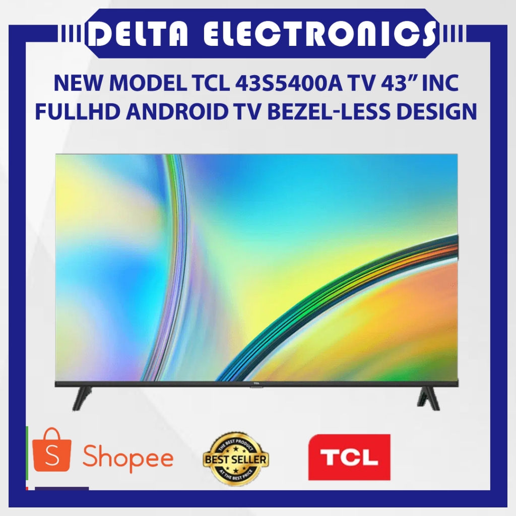 Jual TCL 43S5400A 43 inc Full HD Android TV S5400A Bezel-less Design ...