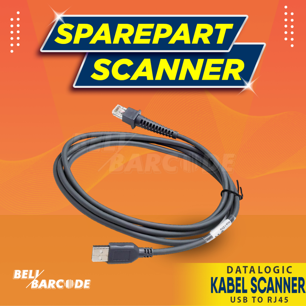 Jual Kabel Scanner Datalogic USB To RJ45 QW2100 QW2120 QW2420 QD2430 ...