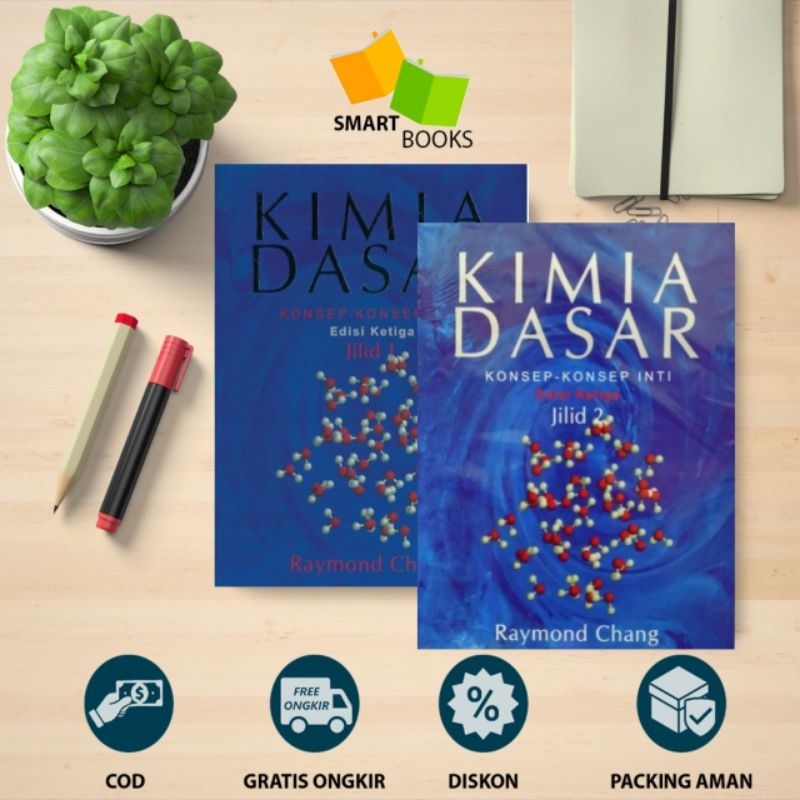 Jual Kimia Dasar Konsep Konsep Inti Jilid 1 & 2 Edisi 3 / Raymond Chang ...