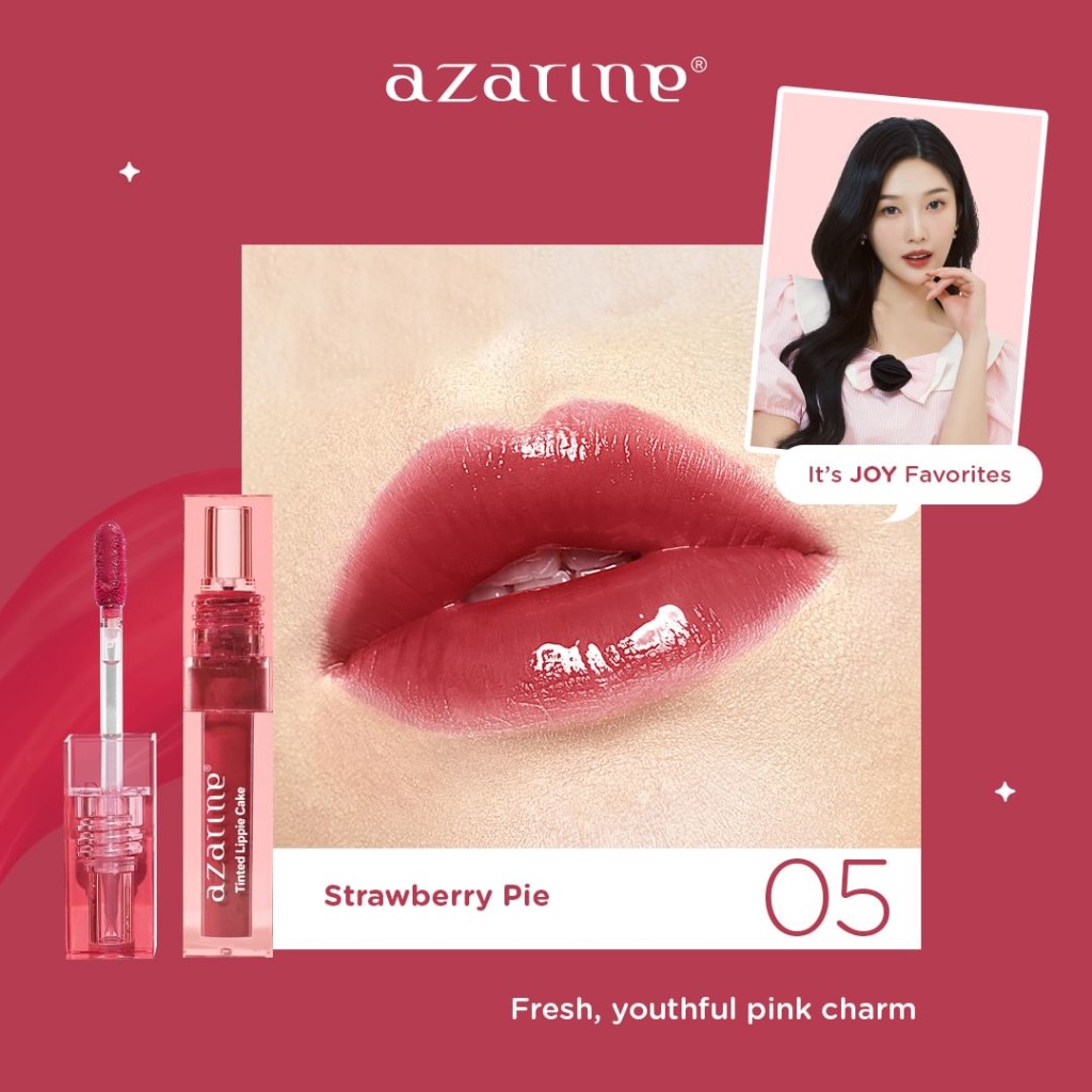 Jual Azarine Tinted Lippie Cake Red Velvet Liptint Lip Tint | Shopee ...