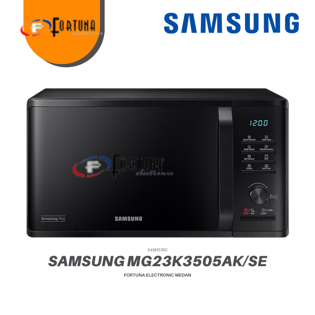 Jual SAMSUNG MG23K3505AK/SE MW3500K MICROWAVE OVEN & GRILL 23L MEDAN
