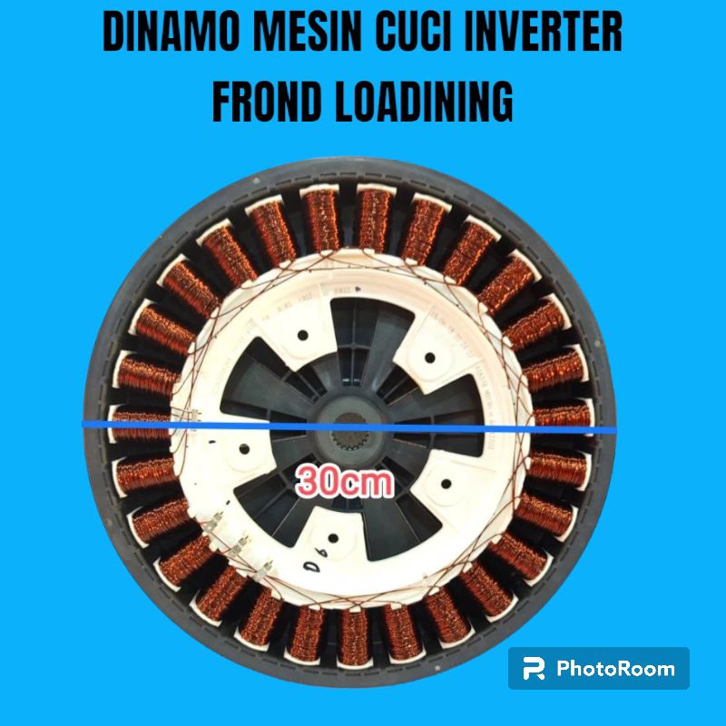 Jual Spul Gulungan Dinamo Mesin Cuci Inverter Front Loading Sanyo Haier ...