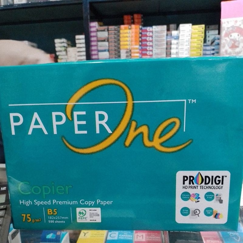 Jual Kertas Hvs B5 Paperone 75 Gr Rim 500 Lbr [ Original ] Shopee