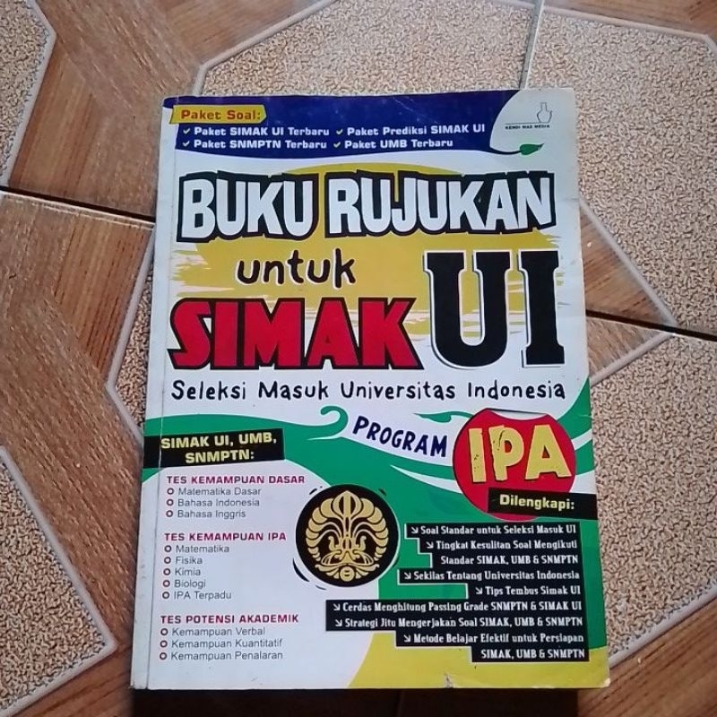 Jual BUKU RUJUKAN SIMAK UI PROGRAM IPA | Shopee Indonesia