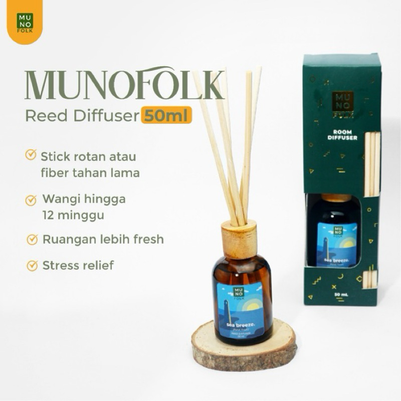 Jual Reed Diffuser Aromaterapi 50 ml Wangi Tahan Lama Pengharum