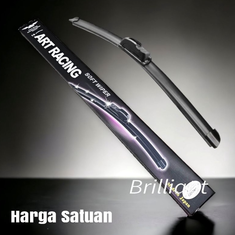 Jual Terbaru Wiper Kipas Kaca Art Racing Aerofit Karet Banana Pisang Frameles Harga Satuan Pcs V