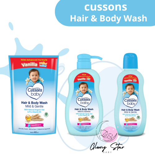 Jual Cussons Baby Hair & Body Wash Mild & Gentle / Cusson Sabun Cair