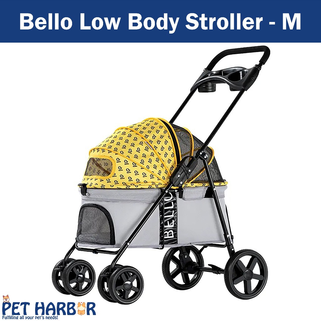 Jual Bello Low Body Stroller Size M | Stroller Anjing Kucing | Troli ...