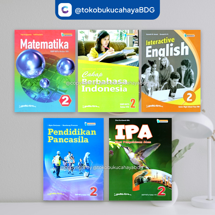 Jual Paket Buku Yudhistira Kelas 8 SMP Kurikulum Merdeka Matematika ...