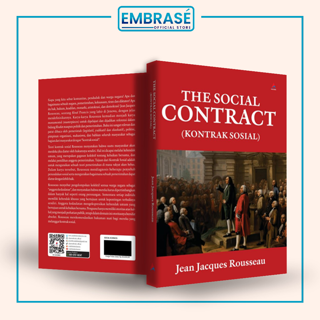 Jual Buku The Social Contract ( Kontrak Sosial ) -Embrase | Shopee ...