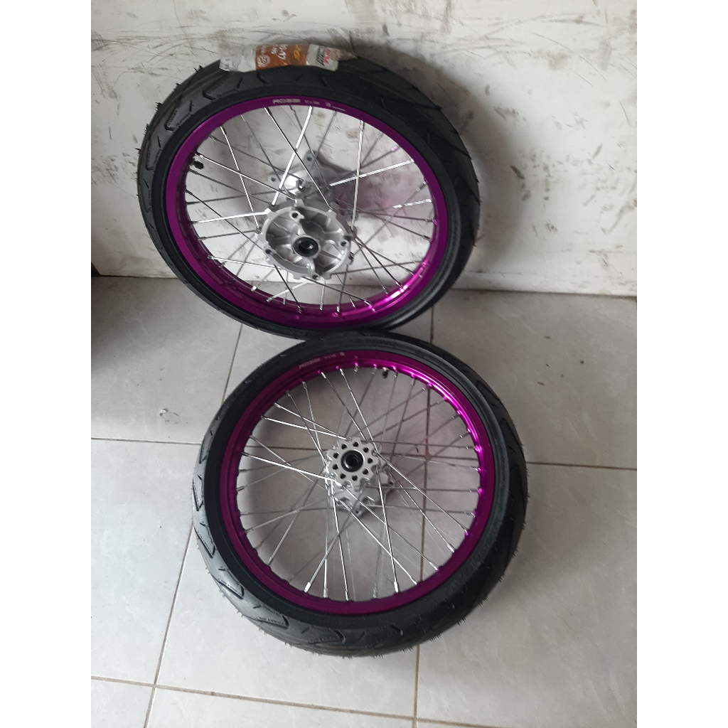 Jual Roda Surex CRF Ring 17 Velg Ukur 140/160 Wheelset CRF150L Ban ...