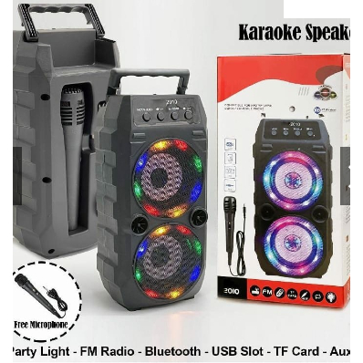 Jual SPEAKER KARAOKE BLUETOOTH WITH MIC PORTABLE WIRELESS MICROPHONE ...