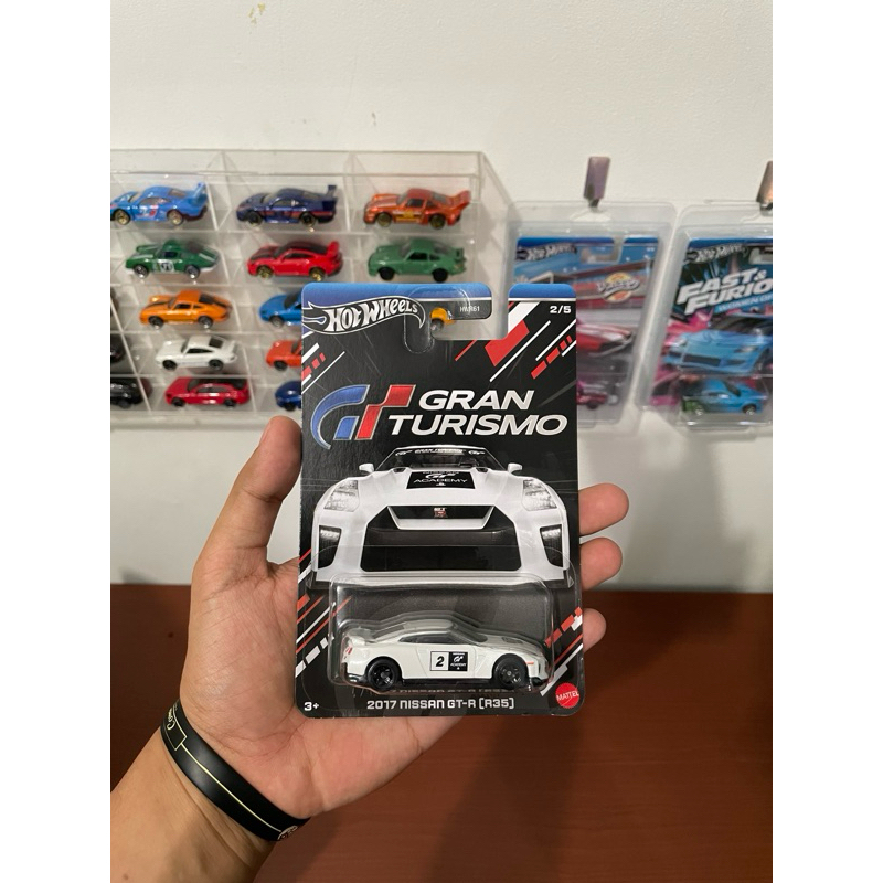 Hot Wheels 1/64 - Nissan GT-R R35 Gran Turismo 2017 - Blanc - Édition 2024 - Neuf