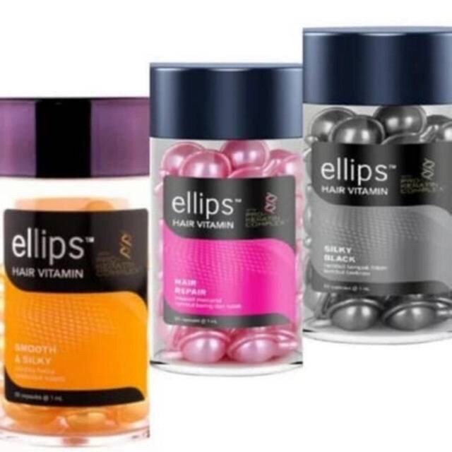 Jual Ellips Hair Vitamin (Pro Keratin Complex) Kemasan Botol Jar 50 ...