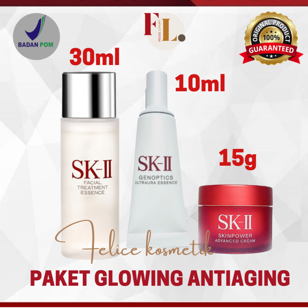 Jual ORIGINAL SK** FELICE SK PITERA FACIAL TREATMENT ESSENCE GENOPTICS ...