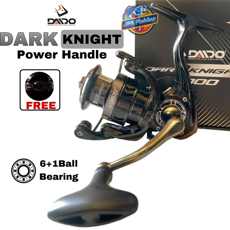 Jual Reel Daido DARK KNIGHT 1000 6+1BallBearing PowerHandle | Shopee ...