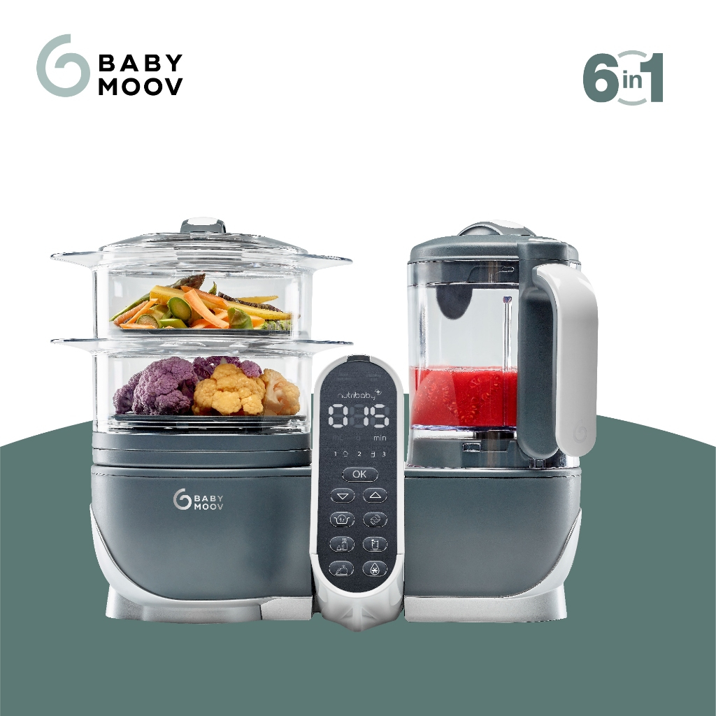 Jual BABYMOOV BLENDER NUTRIBABY PLUS (+) WHITE/GREY Shopee Indonesia