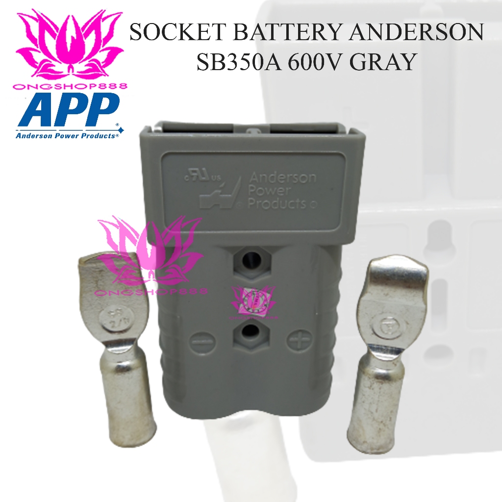 Jual Socket Battery Anderson 350A 600V Grey For Forklift | Shopee Indonesia