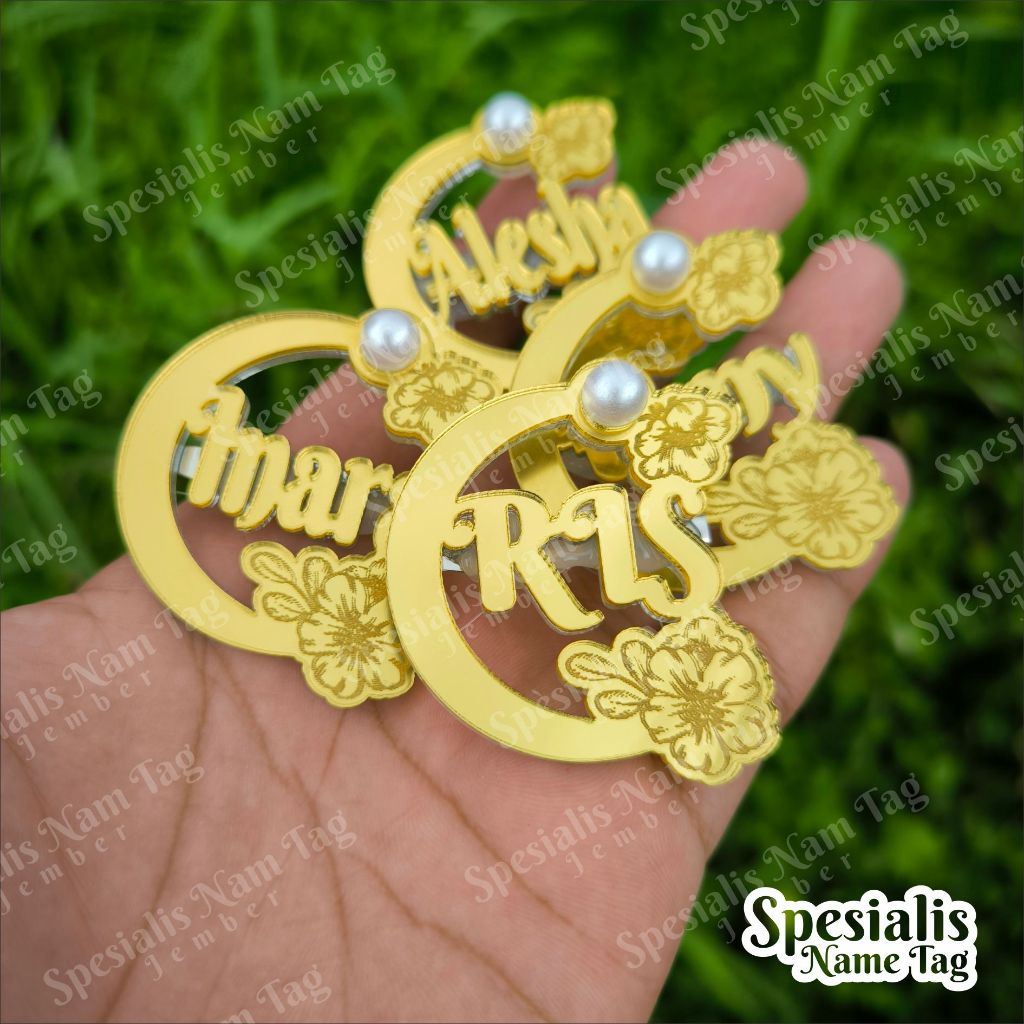 Jual (BM) PREMIUM BROS NAMA MUTIARA BROS PIN MUTIARA NAMA Bros Nama ...