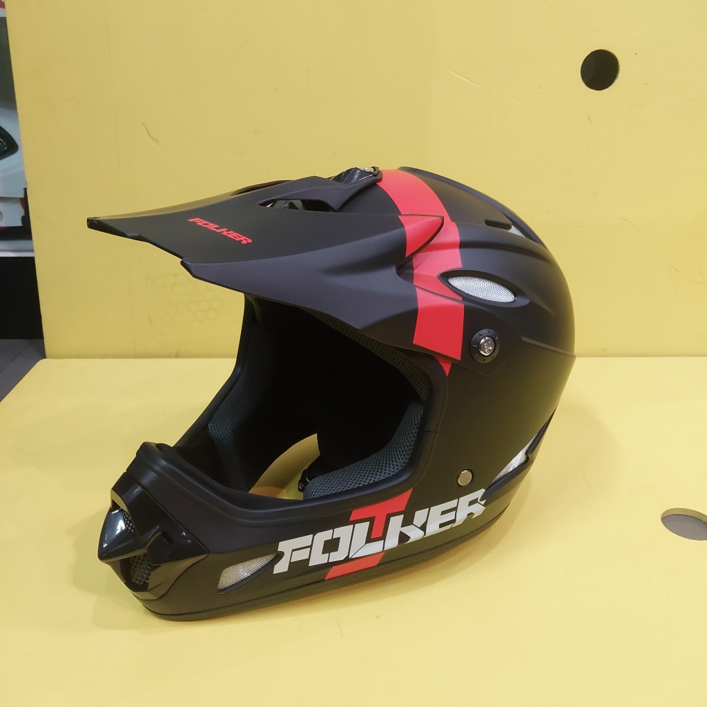 MRDEAR Fullface Motorcrosshelm voor heren, zwart, MTB-helm, crosshelm voor volwassenen en kinderen, bromfiethelm, motorhelm met bril, handschoenen, masker motornet, 4 stuks, L
