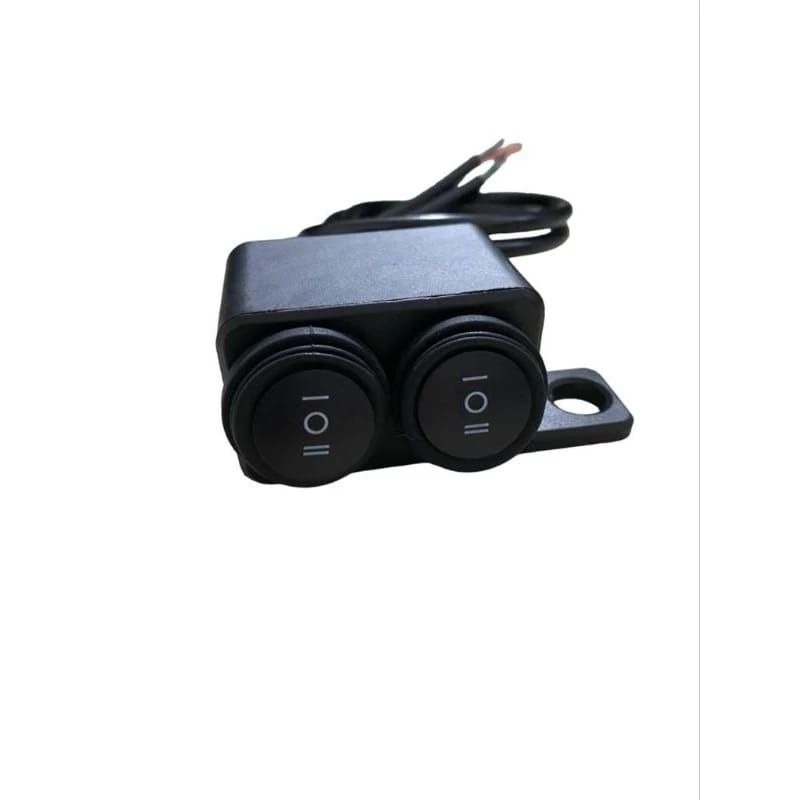 Jual Saklar ON OFF ON 2 Step 2 Saklar Waterproof Spion Motor Plastik ...