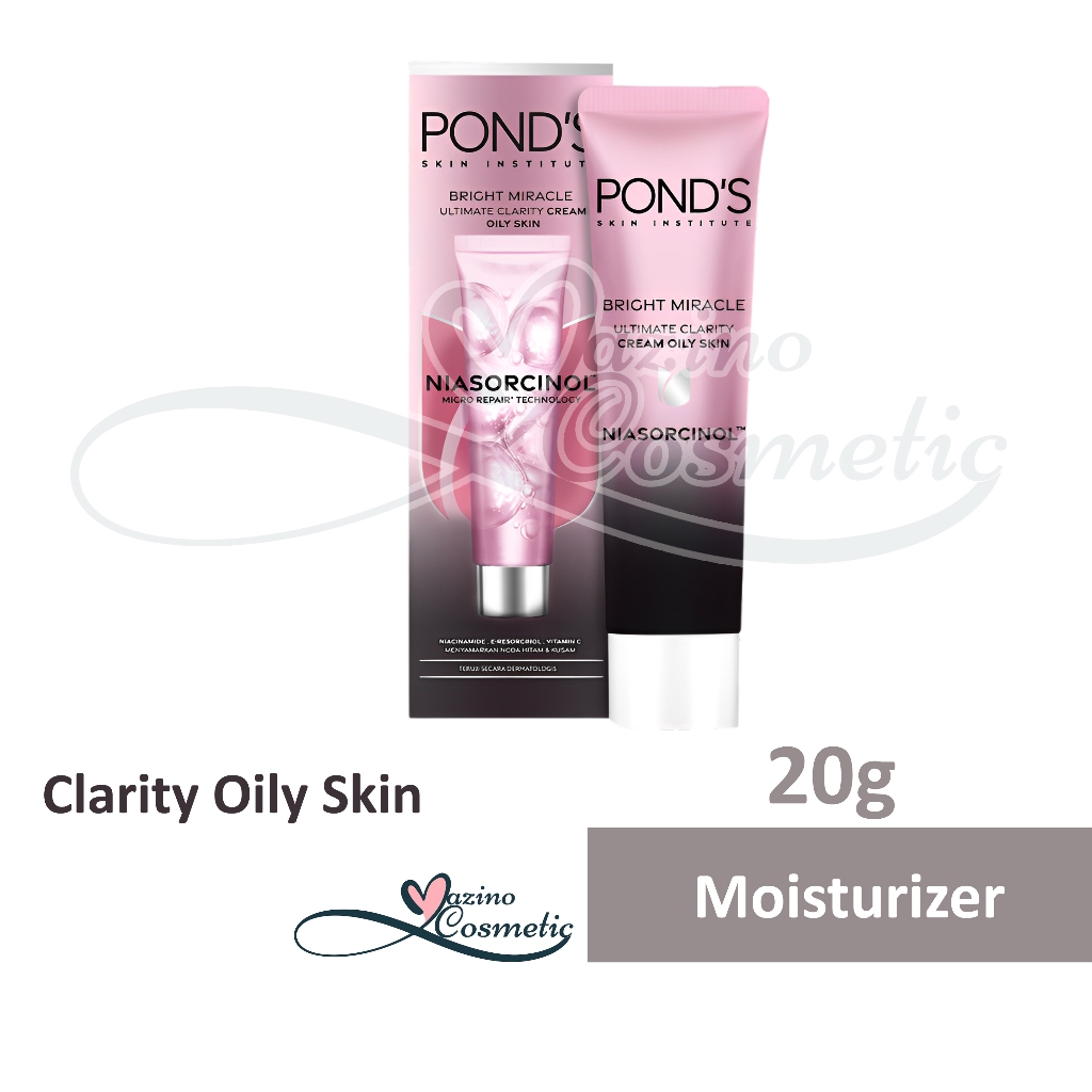 Jual Ponds Bright Miracle Ultimate Clarity Niasorcinol Cream Oily Skin