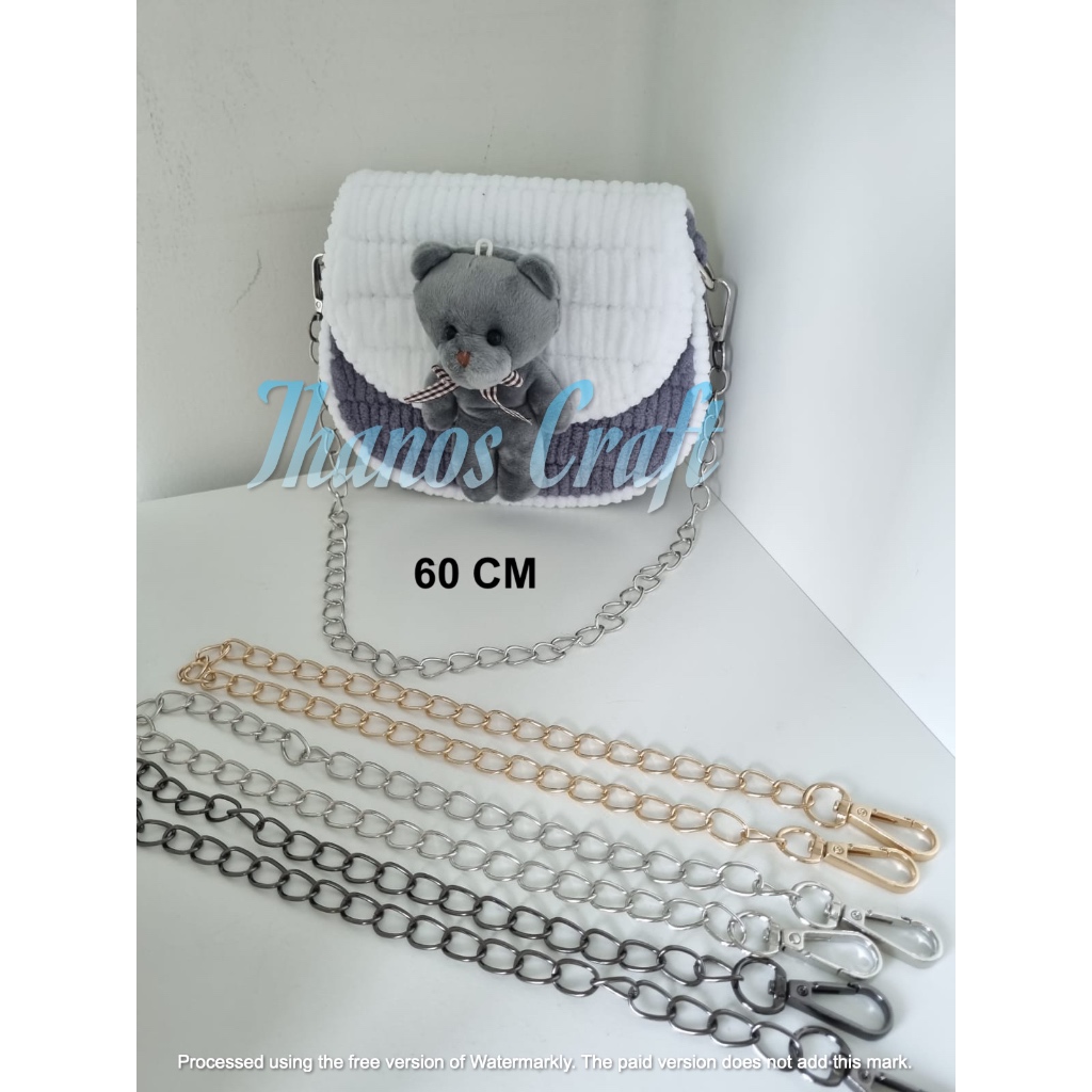 Jual TALI RANTAI TAS ANYAM 1,8 MM / 40 CM/60 CM DAN 120 CM | Shopee ...