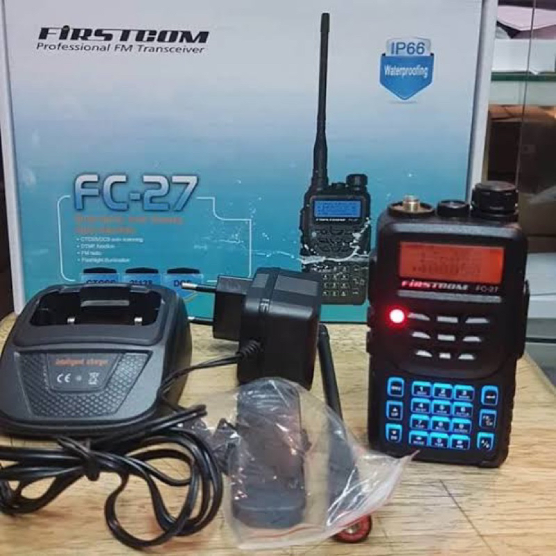 Jual FIRSTCOM FC27 HT FIRST COM WALKIE TALKIE Firstcom FC 27 Dual Band ...